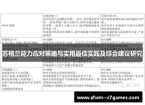 苏格兰能力应对策略与实用最佳实践及综合建议研究