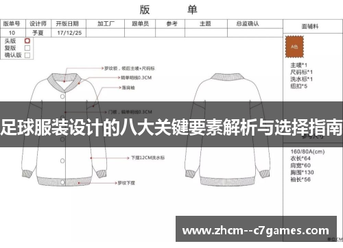 足球服装设计的八大关键要素解析与选择指南